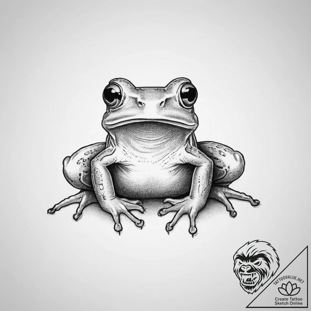 Tattoo sketch froghopper, tattoo drawing outl... - tattoo sketch (№1757213134_0, 07.09.2025 02:45) — tattoovalue.net