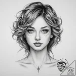 Tattoo sketch nymph tattoo, tattoo line art,… – tattoo sketch (№1757213528_0, 07.09.2025 02:52) — tattoovalue.net