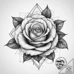 Tattoo sketch realistic роза, tattoo line art… – tattoo sketch (№1757214127_0, 07.09.2025 03:02) — tattoovalue.net