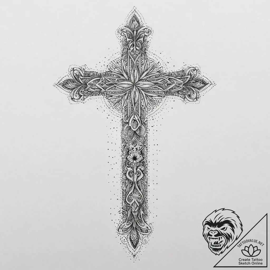 Tattoo sketch spirit, ink illustration for ta... - tattoo sketch (№1757214723_0, 07.09.2025 03:12) — tattoovalue.net