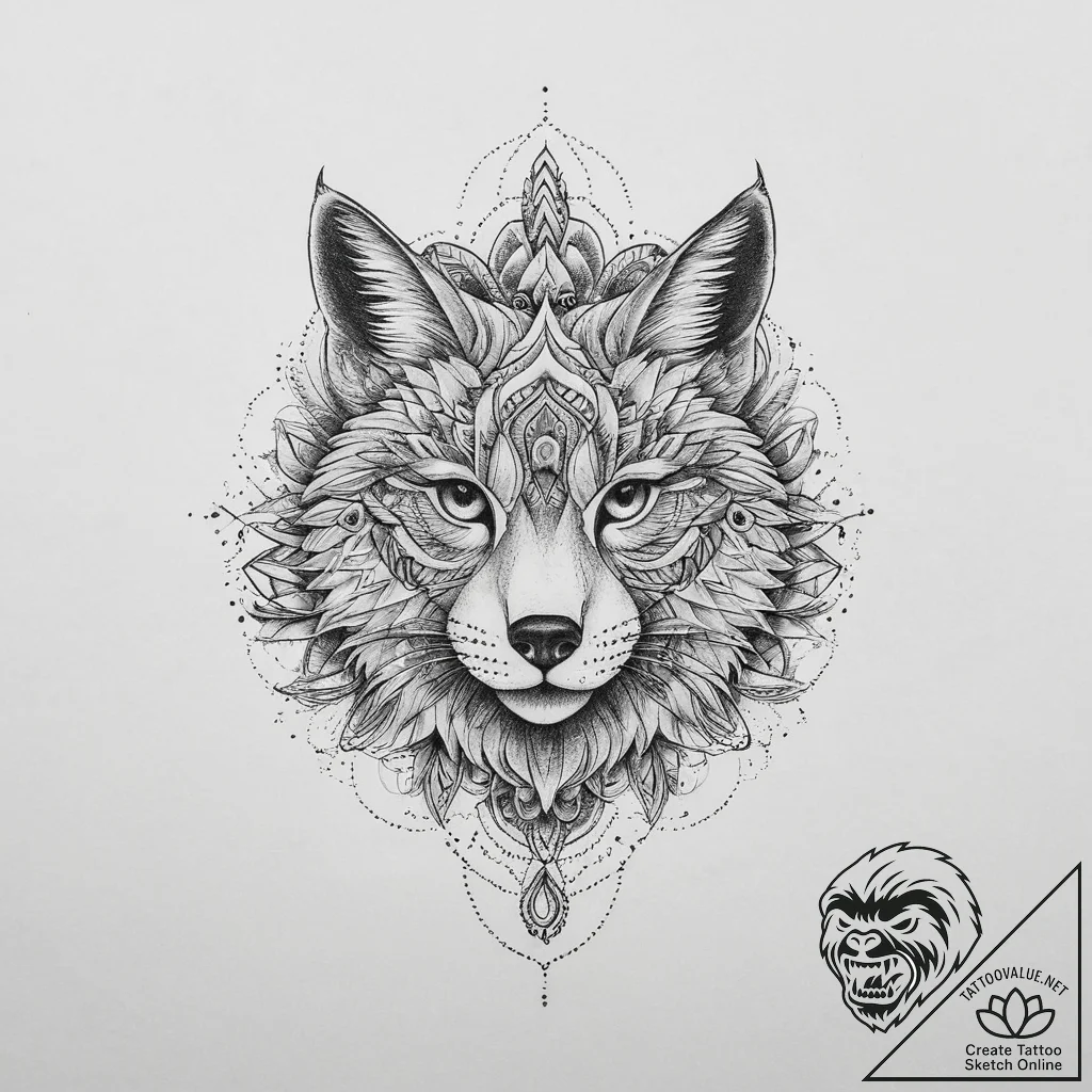Tattoo sketch village, tattoo line art, on a... - tattoo sketch (№1757217704_0, 07.09.2025 04:01) — tattoovalue.net