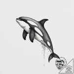 Tattoo sketch orca, tattoo sketch design, fin… – tattoo sketch (№1757220278_0, 07.09.2025 04:44) — tattoovalue.net