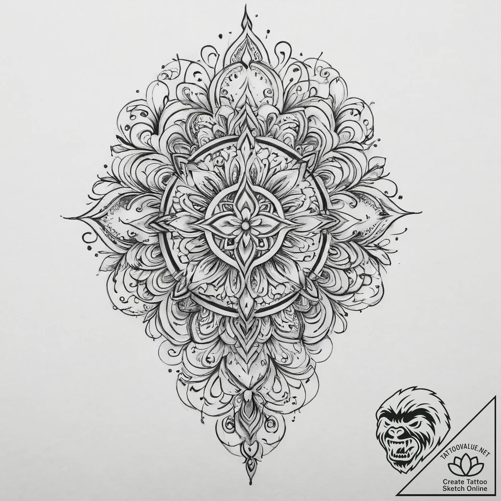 Tattoo sketch sugarbush, tattoo line art, on... - tattoo sketch (№1757221079_0, 07.09.2025 04:57) — tattoovalue.net