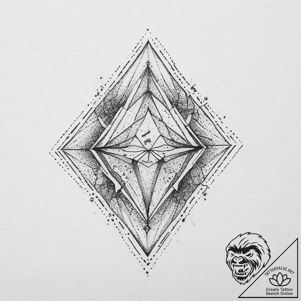Tattoo sketch cosmic history, artistic tattoo... - tattoo sketch (№1757227238_0, 07.09.2025 06:40) — tattoovalue.net