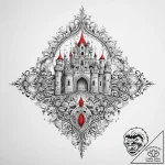 Tattoo sketch castle, artistic tattoo sketch,… – tattoo sketch (№1757227634_0, 07.09.2025 06:47) — tattoovalue.net