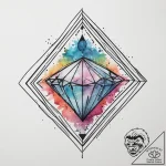 Tattoo sketch diamond, tattoo drawing outline… – tattoo sketch (№1757229224_0, 07.09.2025 07:13) — tattoovalue.net