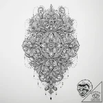 Tattoo sketch elegant comb tattoo, tattoo dra… – tattoo sketch (№1757231413_0, 07.09.2025 07:50) — tattoovalue.net