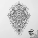 Tattoo sketch reflection, tattoo flash sheet… – tattoo sketch (№1757234186_0, 07.09.2025 08:36) — tattoovalue.net