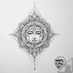 Tattoo sketch sacred identity – tattoo sketch (№1757235374_0, 07.09.2025 08:56) — tattoovalue.net