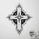 Tattoo sketch cosmic spirit, tattoo sketch de… – tattoo sketch (№1757236972_0, 07.09.2025 09:22) — tattoovalue.net