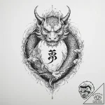 Tattoo sketch hieroglyphic symbol for “infini… – tattoo sketch (№1757237365_0, 07.09.2025 09:29) — tattoovalue.net