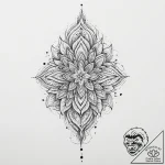 Tattoo sketch blessed being, artistic tattoo… – tattoo sketch (№1757239155_0, 07.09.2025 09:59) — tattoovalue.net