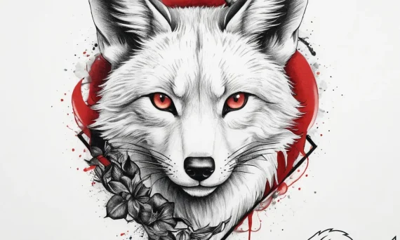 Tattoo sketch kitsune, tattoo sketch design,... - tattoo sketch (№1757240335_0, 07.09.2025 10:18) — tattoovalue.net