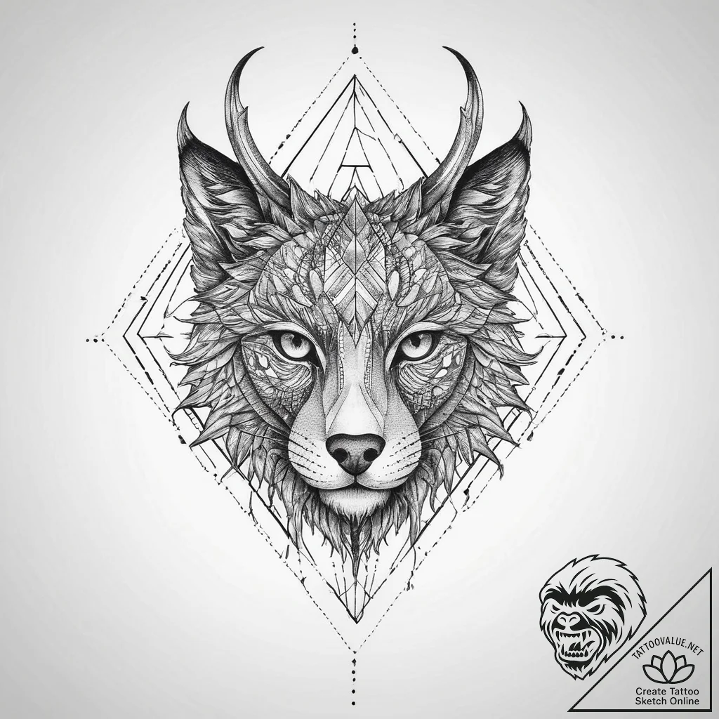 Tattoo sketch mythical tattoo, tattoo line ar... - tattoo sketch (№1757240728_0, 07.09.2025 10:25) — tattoovalue.net