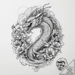 Tattoo sketch oasis, ink illustration for tat… – tattoo sketch (№1757241927_0, 07.09.2025 10:45) — tattoovalue.net