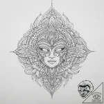 Tattoo sketch feathered mask tattoo, tattoo s… – tattoo sketch (№1757242123_0, 07.09.2025 10:48) — tattoovalue.net