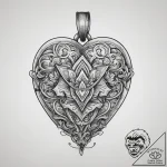 Tattoo sketch locket tattoo, artistic tattoo… – tattoo sketch (№1757243714_0, 07.09.2025 11:15) — tattoovalue.net