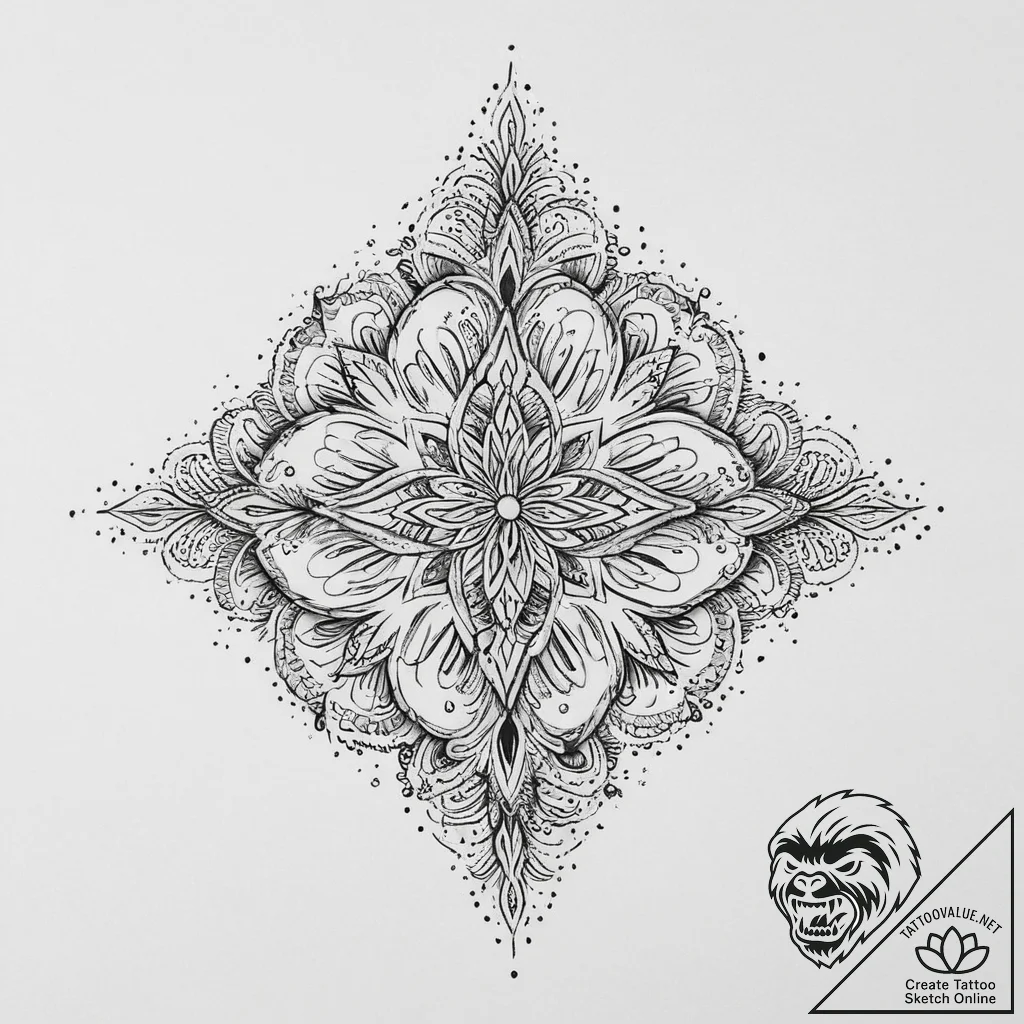 Tattoo sketch quest, tattoo flash sheet desig... - tattoo sketch (№1757244714_0, 07.09.2025 11:31) — tattoovalue.net