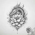 Tattoo sketch lotus flower, artistic tattoo s… – tattoo sketch (№1757245896_0, 07.09.2025 11:51) — tattoovalue.net