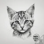 Tattoo sketch playful kitten, tattoo sketch d… – tattoo sketch (№1757247275_0, 07.09.2025 12:14) — tattoovalue.net