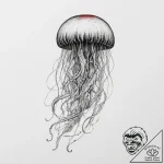 Tattoo sketch jellyfish, tattoo sketch design… – tattoo sketch (№1757247861_0, 07.09.2025 12:24) — tattoovalue.net