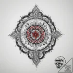 Tattoo sketch sacred identity, concept art fo… – tattoo sketch (№1757248056_0, 07.09.2025 12:27) — tattoovalue.net