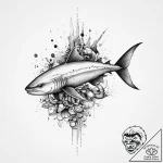 Tattoo sketch dogfish, artistic tattoo sketch… – tattoo sketch (№1757249862_0, 07.09.2025 12:57) — tattoovalue.net