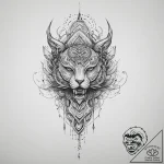 Tattoo sketch узор в виде пера, artistic tatt… – tattoo sketch (№1757251461_0, 07.09.2025 13:24) — tattoovalue.net