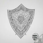 Tattoo sketch узор в виде щита, tattoo flash… – tattoo sketch (№1757252681_0, 07.09.2025 13:44) — tattoovalue.net