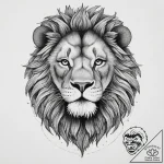 Tattoo sketch lion in a ballistic vest, tatto… – tattoo sketch (№1757253287_0, 07.09.2025 13:54) — tattoovalue.net