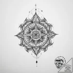 Tattoo sketch a symbolic idea – tattoo sketch (№1757253877_0, 07.09.2025 14:04) — tattoovalue.net