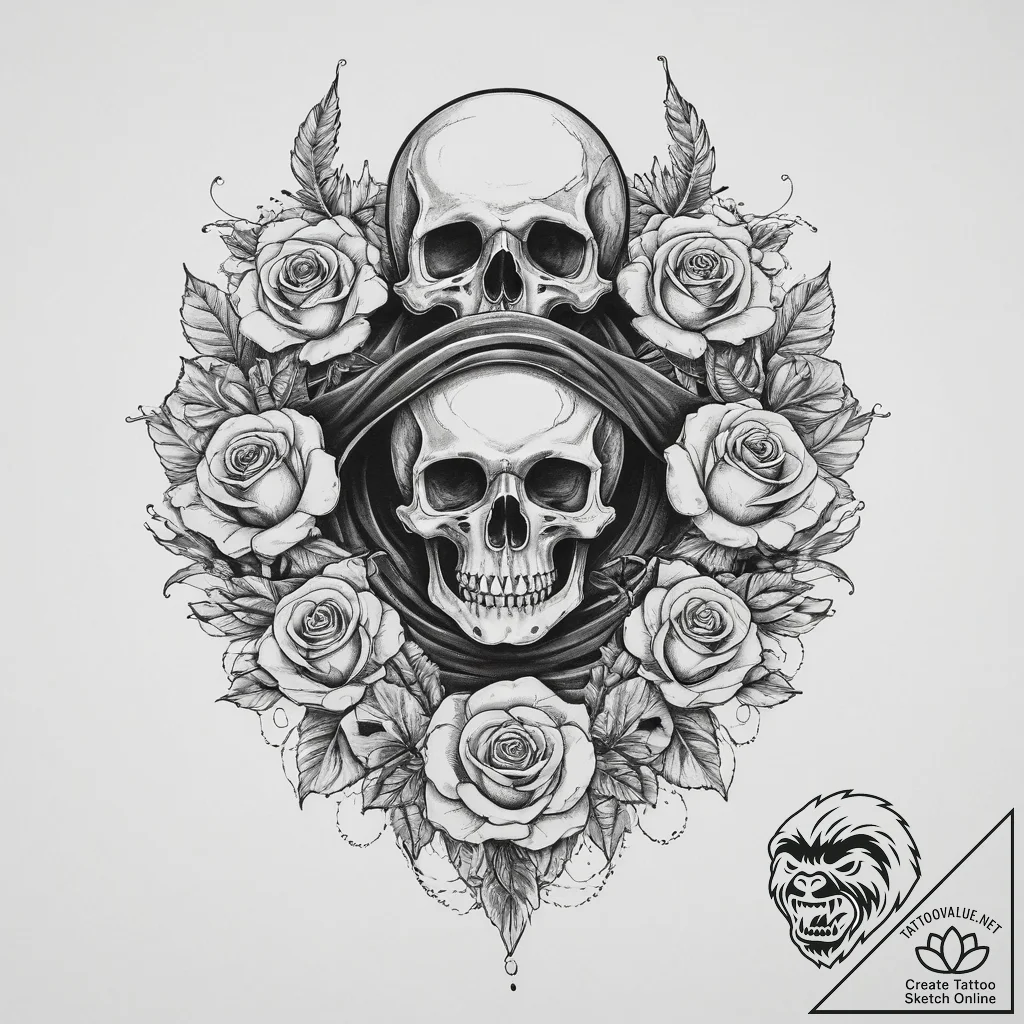 Tattoo sketch soldier with a warlock, ink ill... - tattoo sketch (№1757254679_0, 07.09.2025 14:17) — tattoovalue.net