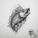Tattoo sketch bowfin, ink illustration for ta… – tattoo sketch (№1757255897_0, 07.09.2025 14:38) — tattoovalue.net
