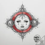 Tattoo sketch triple moon goddess and stars,… – tattoo sketch (№1757258688_0, 07.09.2025 15:24) — tattoovalue.net
