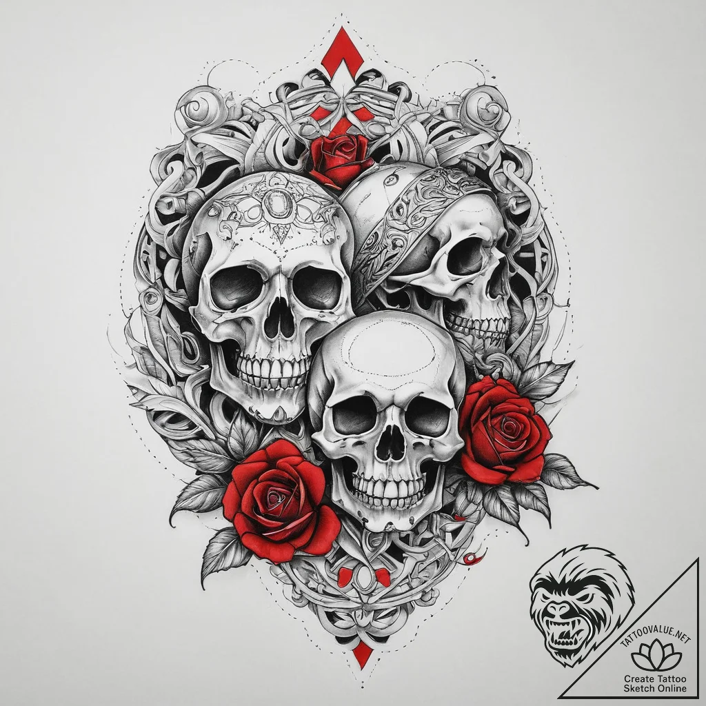 Tattoo sketch sacred narrative, tattoo sketch... - tattoo sketch (№1757262063_0, 07.09.2025 16:21) — tattoovalue.net