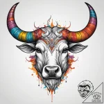 Tattoo sketch minotaur horns, tattoo drawing… – tattoo sketch (№1757264439_0, 07.09.2025 17:00) — tattoovalue.net