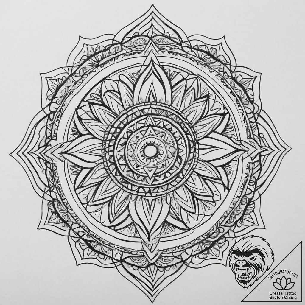 Tattoo sketch sharp, concept art for tattoo,... - tattoo sketch (№1757264835_0, 07.09.2025 17:07) — tattoovalue.net