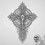 Tattoo sketch spiritual representation, tatto… – tattoo sketch (№1757266424_0, 07.09.2025 17:33) — tattoovalue.net