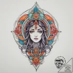Tattoo sketch holy beginning, concept art for… – tattoo sketch (№1757267238_0, 07.09.2025 17:47) — tattoovalue.net