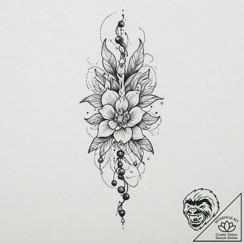 Tattoo sketch onyx, tattoo drawing outline, o... - tattoo sketch (№1757267635_0, 07.09.2025 17:53) — tattoovalue.net