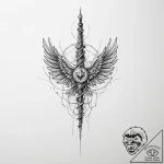 Tattoo sketch needle – tattoo sketch (№1757271033_0, 07.09.2025 18:50) — tattoovalue.net