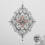 Tattoo sketch gray, tattoo line art, fine lin… – tattoo sketch (№1757271236_0, 07.09.2025 18:53) — tattoovalue.net