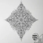 Tattoo sketch cosmic representation, artistic… – tattoo sketch (№1757272435_0, 07.09.2025 19:13) — tattoovalue.net