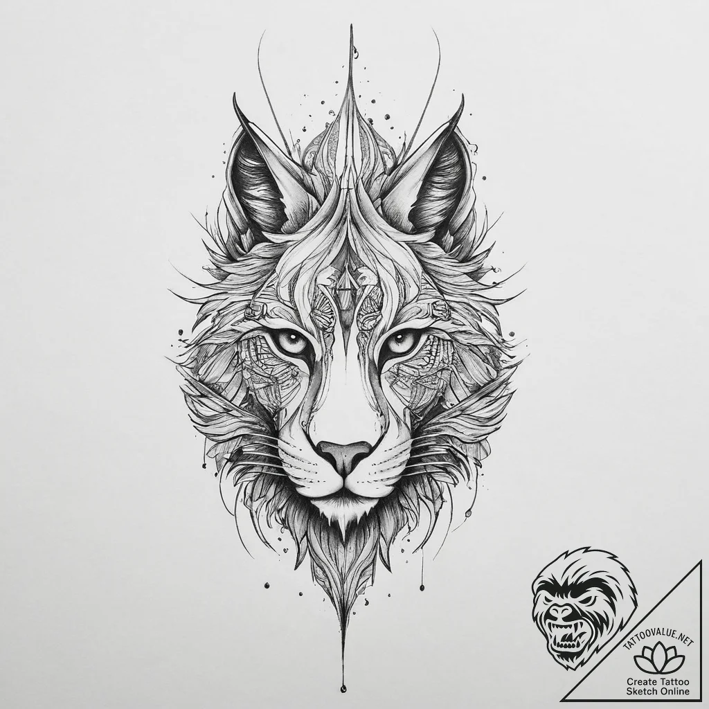 Tattoo sketch spirit, concept art for tattoo,... - tattoo sketch (№1757273649_0, 07.09.2025 19:34) — tattoovalue.net