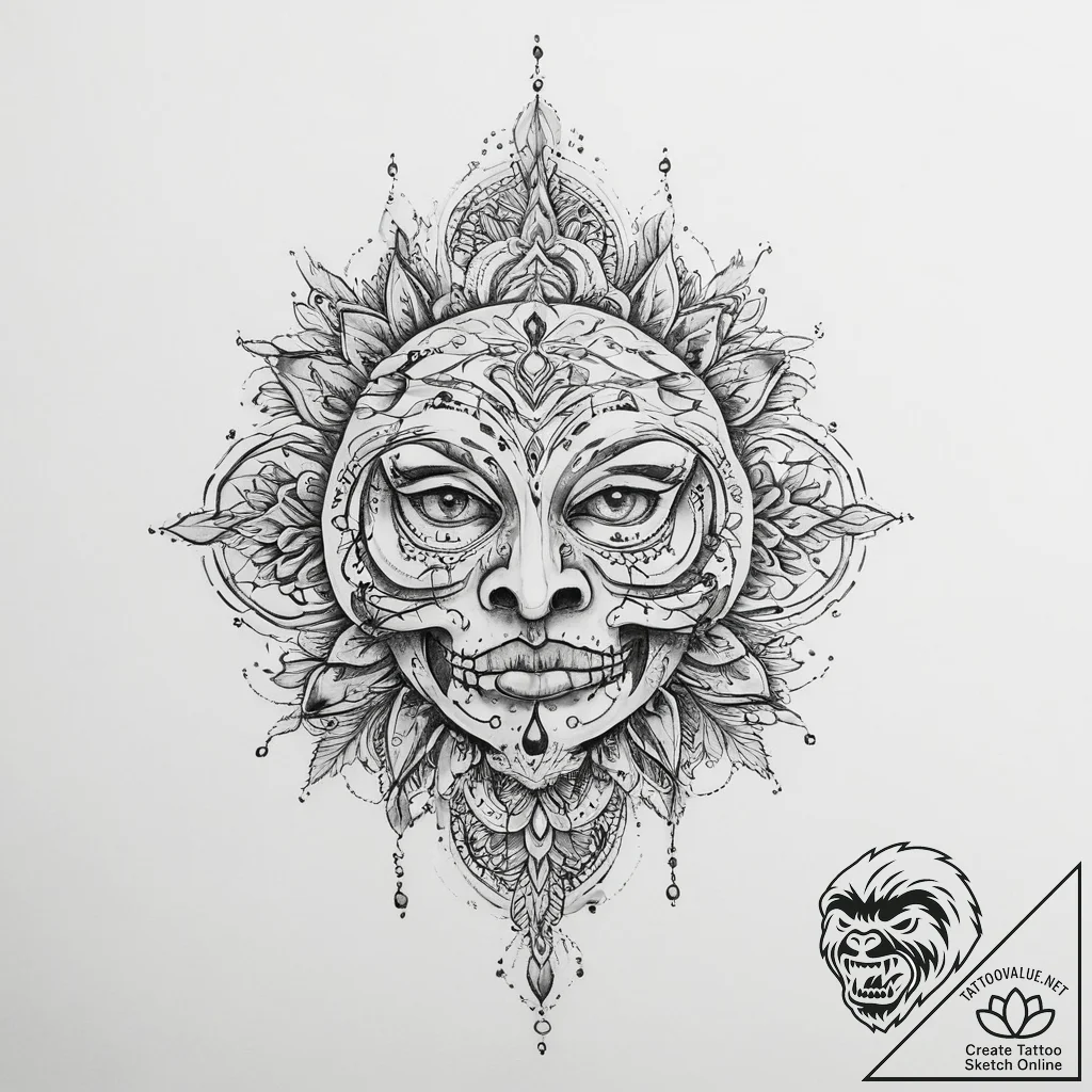 Tattoo sketch ceramic - tattoo sketch (№1757277063_0, 07.09.2025 20:31) — tattoovalue.net