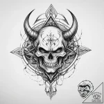 Tattoo sketch demonic sigil, tattoo sketch de… – tattoo sketch (№1757277259_0, 07.09.2025 20:34) — tattoovalue.net