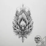 Tattoo sketch fire, concept art for tattoo, b… – tattoo sketch (№1757277658_0, 07.09.2025 20:40) — tattoovalue.net