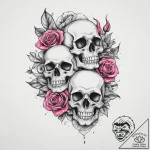 Tattoo sketch pink, artistic tattoo sketch, v… – tattoo sketch (№1757281050_0, 07.09.2025 21:37) — tattoovalue.net