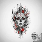Tattoo sketch crystal, tattoo drawing outline… – tattoo sketch (№1757281855_0, 07.09.2025 21:50) — tattoovalue.net