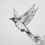 Tattoo sketch swallow, tattoo flash sheet des… – tattoo sketch (№1757285678_0, 07.09.2025 22:54) — tattoovalue.net